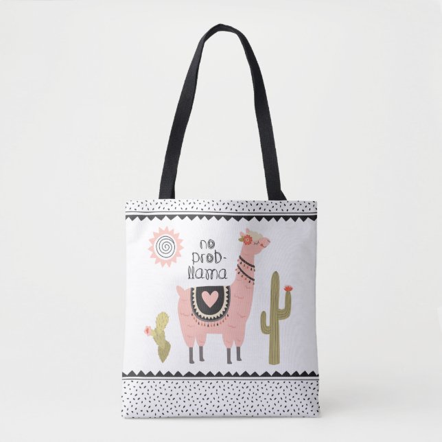 Niedlich Llama Tasche (Vorderseite)