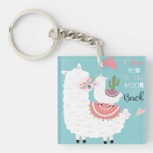 Niedlich Llamas Schlüsselanhänger