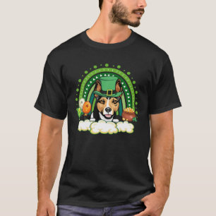 Niedlich Lucky Rainbow Rat Terrier Kleeblatt St Pa T-Shirt