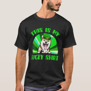Niedlich Lucky Shiba Inu Happy St Patricks Day Fam T-Shirt