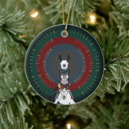 Niedlich, lustig, Spaß Donkey Llama Sheep Keramik Ornament