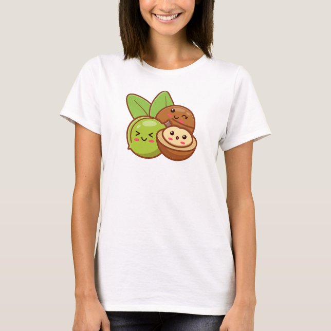 Niedlich Macadamia Nuts T-Shirt (Vorderseite)