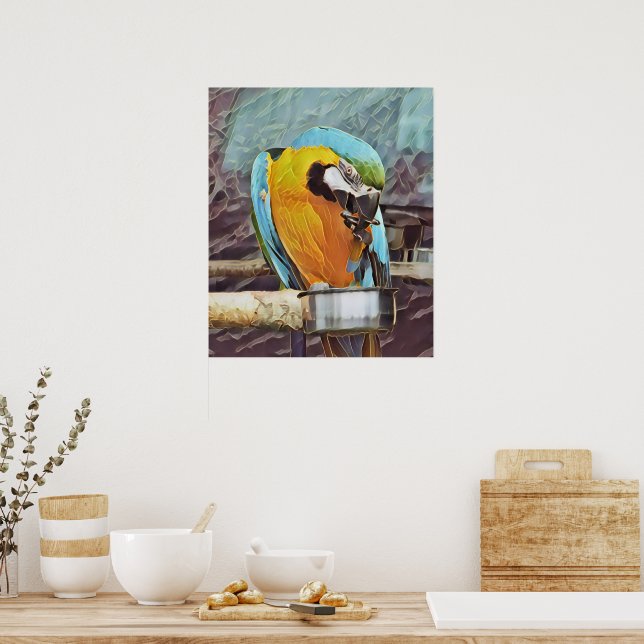 NIEDLICH MACAW POSTER (Küche)