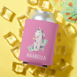 Niedlich Magic Unicorn Girly PInk Kids' Dosenkühler