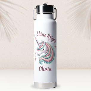 Niedlich Magical Unicorn Shine Bright Trinkflasche