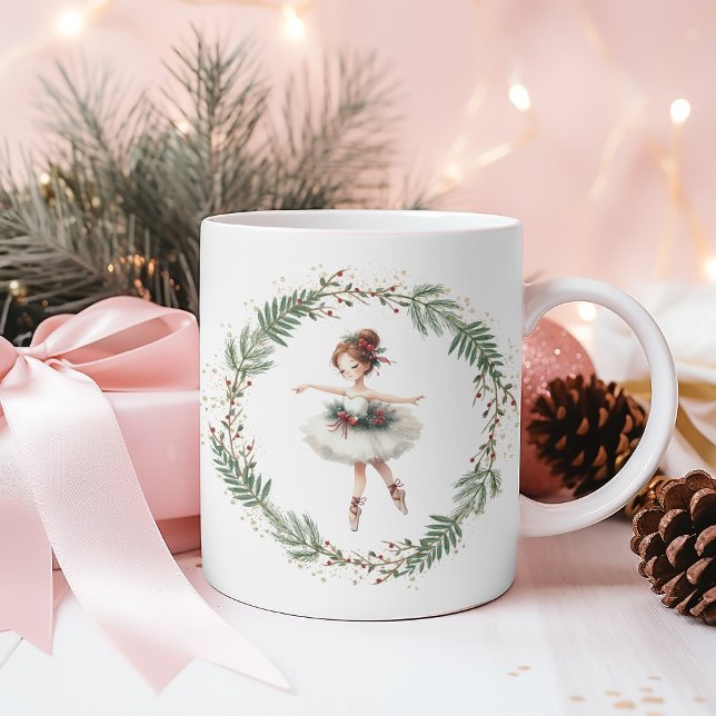 Niedlich Magische Weihnachtszeit Ballerina Kaffeetasse (Von Creator hochgeladen)