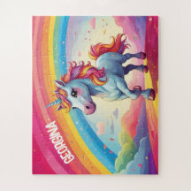 Niedlich Magisches Personalisiertes Einhorn