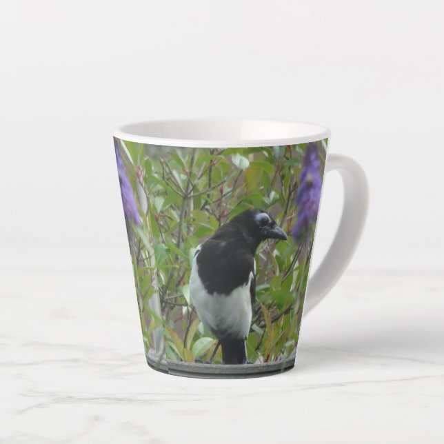Niedlich Magpie Latte Tasse (Rechte Ecke)