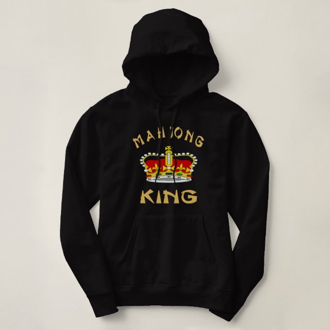 Niedlich Mahjong King Fun Chinesischer Jüdischer S Hoodie (Design vorne)