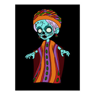 Niedlich Malian Zombie Poster