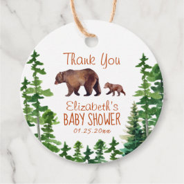 Niedlich Mama Baby Bear Vielen Dank Geschenkanhänger