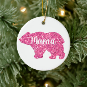Niedlich Mama Bären Design Mütter Tagesgeschenk Keramik Ornament