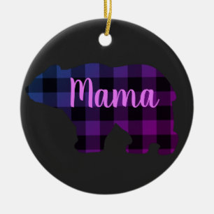 Niedlich Mama Bären Design Mütter Tagesgeschenk Keramik Ornament