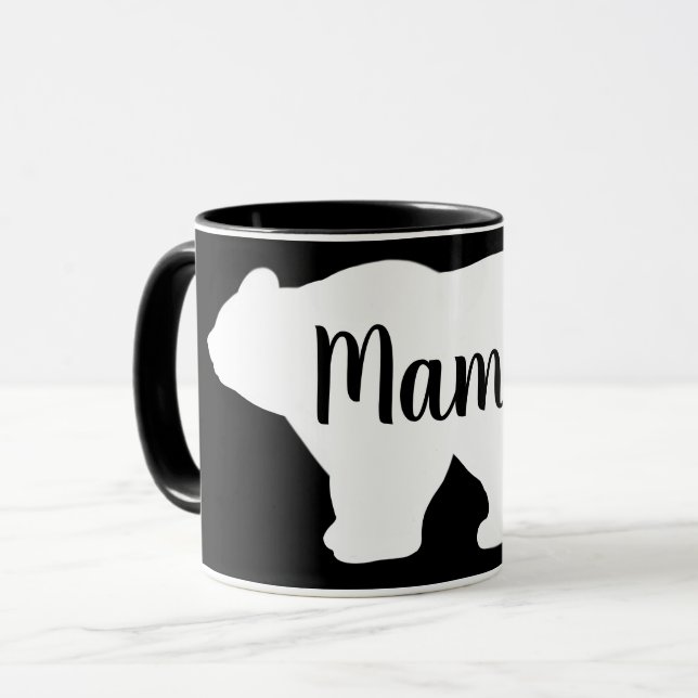 Niedlich Mama Bären Design Mütter Tagesgeschenk Tasse (Vorderseite Links)