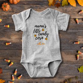 Niedlich Mama's Little Candy Corn Girl Baby Bodysu Baby Strampler