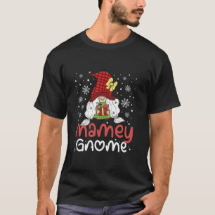 Niedlich Mamey Gnome Christmas Buffalo Kariert Gno T-Shirt