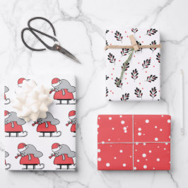 Niedlich Manatee Christmas Geschenkpapier Set
