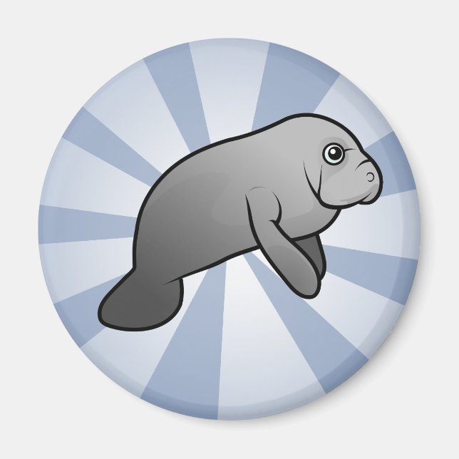 Niedlich Manatee Magnet (Vorne)