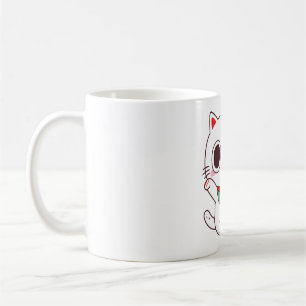 Niedlich Maneki Neko Fortune Money Cat Kaffeetasse