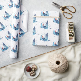 Niedlich Manta Ray Seas und Grüße Weihnachten Geschenkpapier