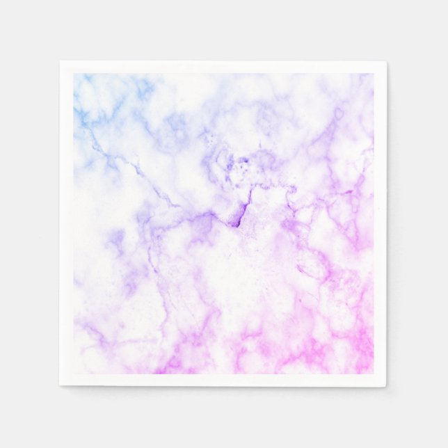 Niedlich Marble Ombre Serviette (Vorderseite)