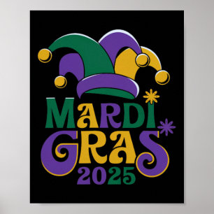 Niedlich Mardi Gras Mask Fun 2025 Poster