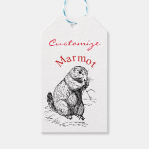 Niedlich Marmot Animal Thunder_Cove Geschenkanhänger