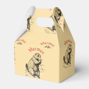 Niedlich Marmot Animal Thunder_Cove Geschenkschachtel
