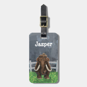 Niedlich Mastodon Gepäckanhänger