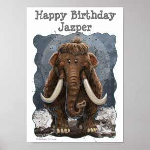 Niedlich Mastodon Poster