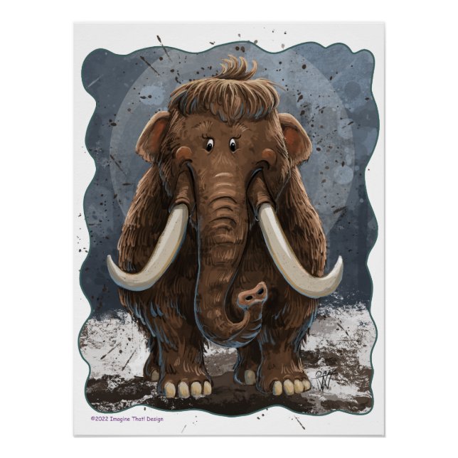 Niedlich Mastodon Poster (Vorderseite)