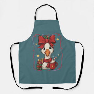 Niedlich Matching Christmas Goose Funny Family Duc Schürze