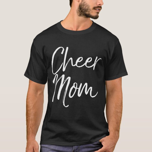 Niedlich Matching Family Cheerleader Mutter Cheer  T-Shirt (Vorderseite)