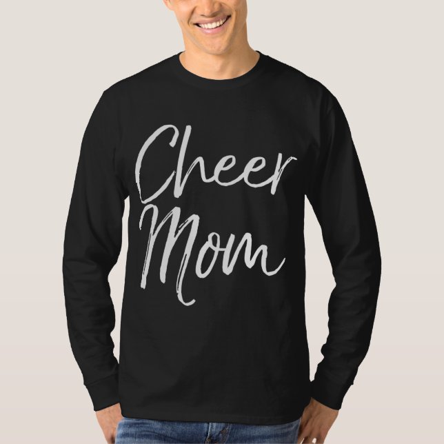 Niedlich Matching Family Cheerleader Mutter Gesche T-Shirt (Vorderseite)