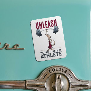 Niedlich Meerkat Entleash Your Inner Athlete Carto Magnet