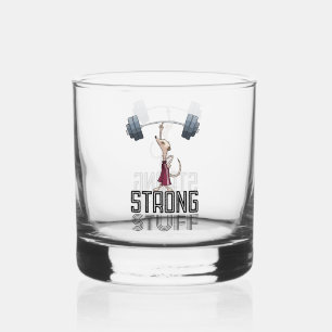 Niedlich Meerkat Strong Stuff Weightlift Cartoon Whiskyglas