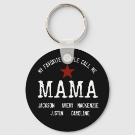 Niedlich meine Lieblings-Leute nennen mich Mama Pe Schlüsselanhänger