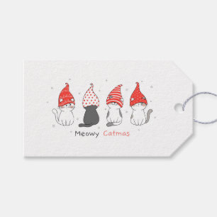 Niedlich Meow Catmas Weihnachten Geschenkanhänger