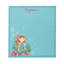 Niedlich Mermaid Notizblock