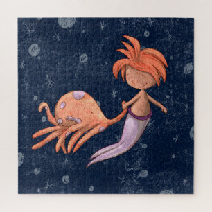 Niedlich Mermaid Octopus