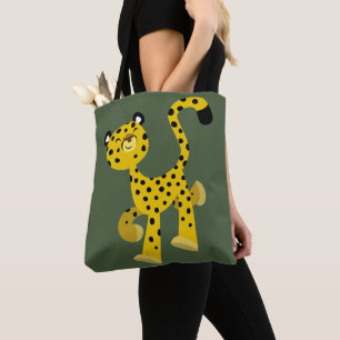 Niedlich Merry Cartoon Cheetah Tasche