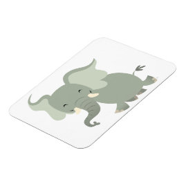 Niedlich Merry Cartoon Elephant Flexible Magnet