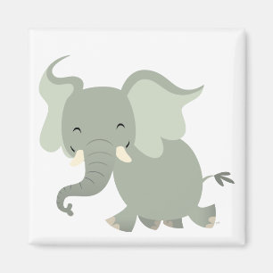 Niedlich Merry Cartoon Elephant Magnet