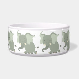 Niedlich Merry Cartoon Elephant Pet Bowl Napf