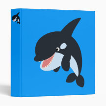 Niedlich Merry Cartoon Killer Whale Avery Binder