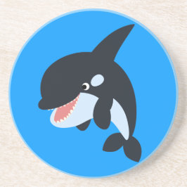 Niedlich Merry Cartoon Killer Whale Untersetzer