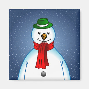 Niedlich & Merry Snowman Magnet