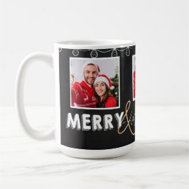 Niedlich Merry Verheiratet Schwarz-weiß Erste Weih Kaffeetasse