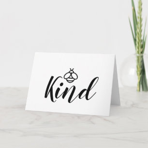 Niedlich minimalistisches Honigbienenbild ist freu Karte