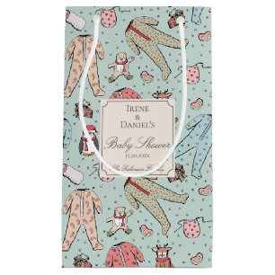 Niedlich Mint Green Christmas Baby Dusche Kleine Geschenktüte